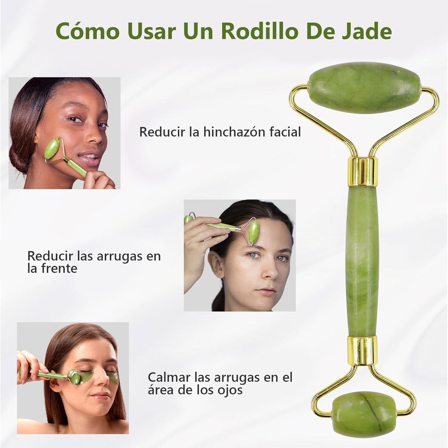 Rodillo y Gua Sha de Jade™
